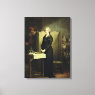 Impressão Em Tela Rainha Marie Antoinette no Conciergerie