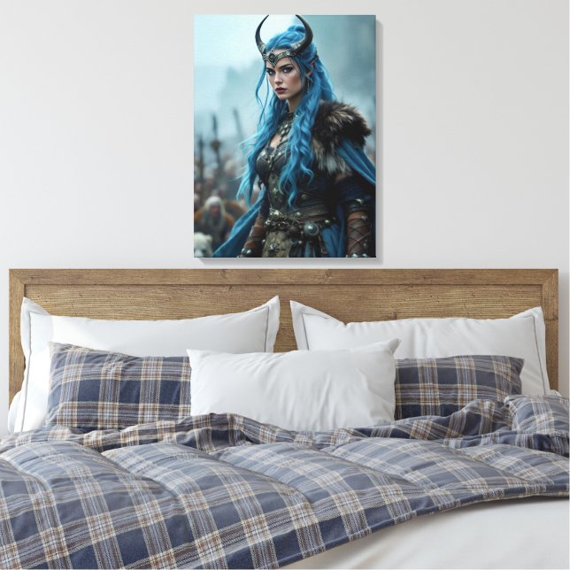 Impressão Em Tela Rainha Viking  (Insitu(Quarto))