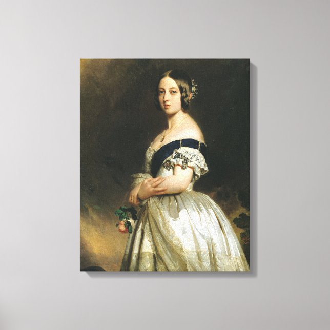 Impressão Em Tela Rainha Vitória 1842 (Frente)
