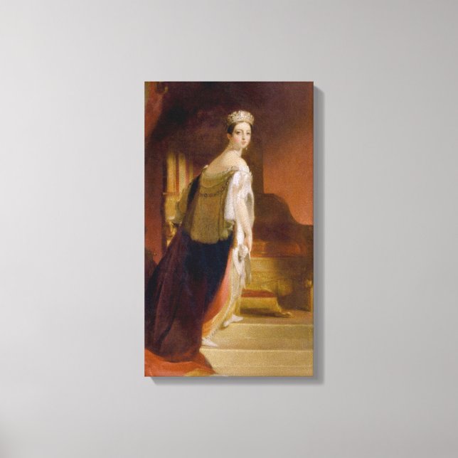 Impressão Em Tela Rainha Vitória (por Thomas Sully) (Frente)