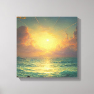 Impressão Em Tela Raio de Sol Mágico