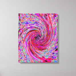 Impressão Em Tela Raio Floral legal, Rosa Quente e Vermelho, para Re