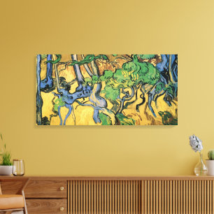 Impressão Em Tela Raízes e Troncos de Árvores por Vincent van Gogh