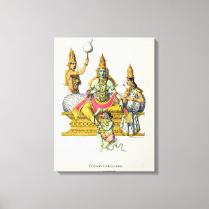 Impressão Em Tela Rama, gravado por du Bouisi (litho da cor)