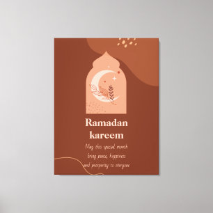 Impressão Em Tela Ramadan Kareem