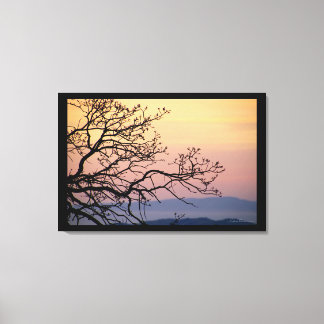 Impressão Em Tela Ramos do Pôr do Sol Silhueta por Sidharta Pascual