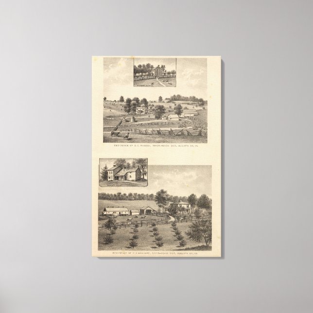 Impressão Em Tela Ramsey, residências Williams (Frente)