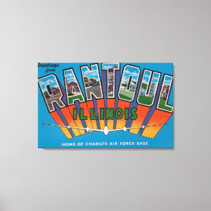 Impressão Em Tela Rantoul, Illinois - grandes cenas da letra