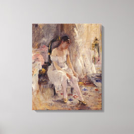 Impressão Em Tela Rapariga colocando suas meias (por Berthe Morisot)