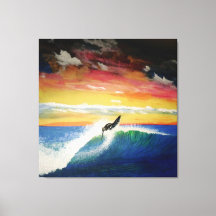 Rapariga de surfistas Roofer