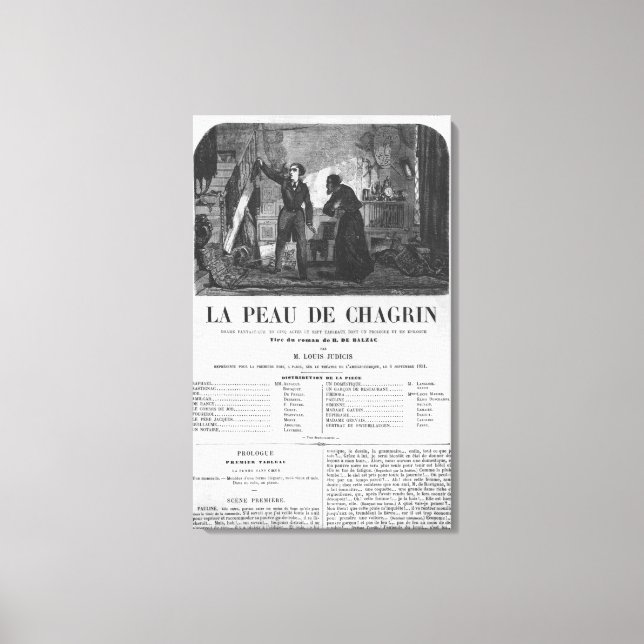 Impressão Em Tela Raphael de Valentin e o comerciante (Frente)