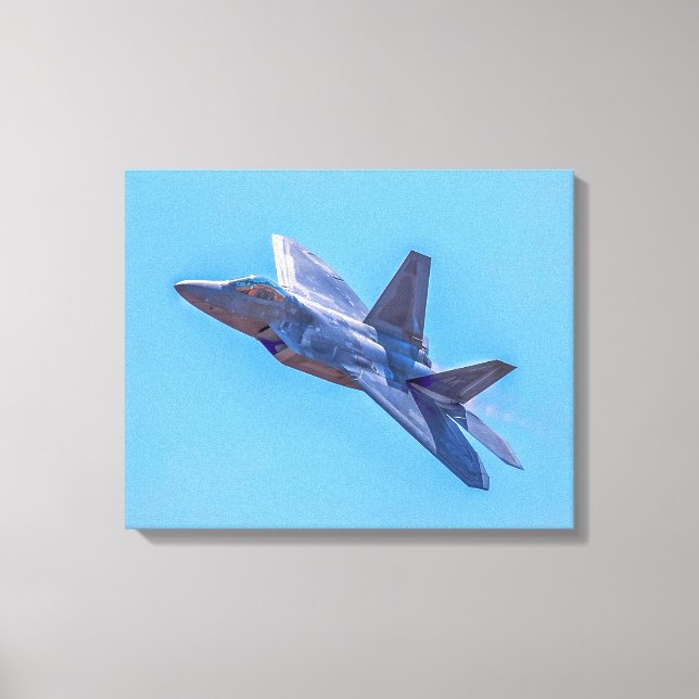 Impressão Em Tela Raptor Martin F-22A Lockheed (Frente)