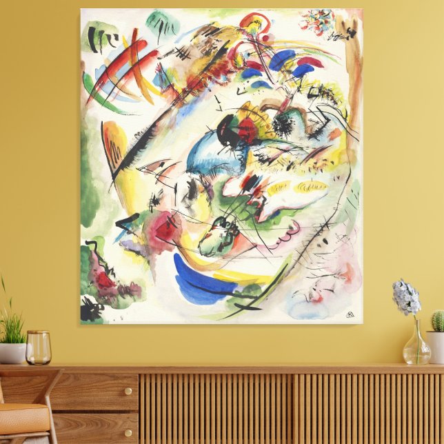 Impressão Em Tela Rascunho para ‘Improvisação Sonhadora (Insitu(Sala de estar))