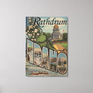 Impressão Em Tela Rathdrum, Idaho - grandes cenas da letra