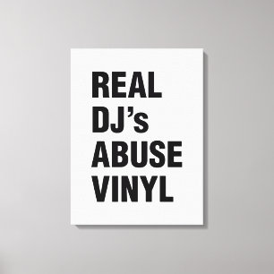 Impressão Em Tela REAL DJ's ABUSE VINYL