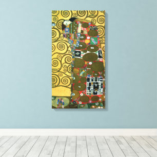 Impressão Em Tela Realização aka o abraço por Gustavo Klimt