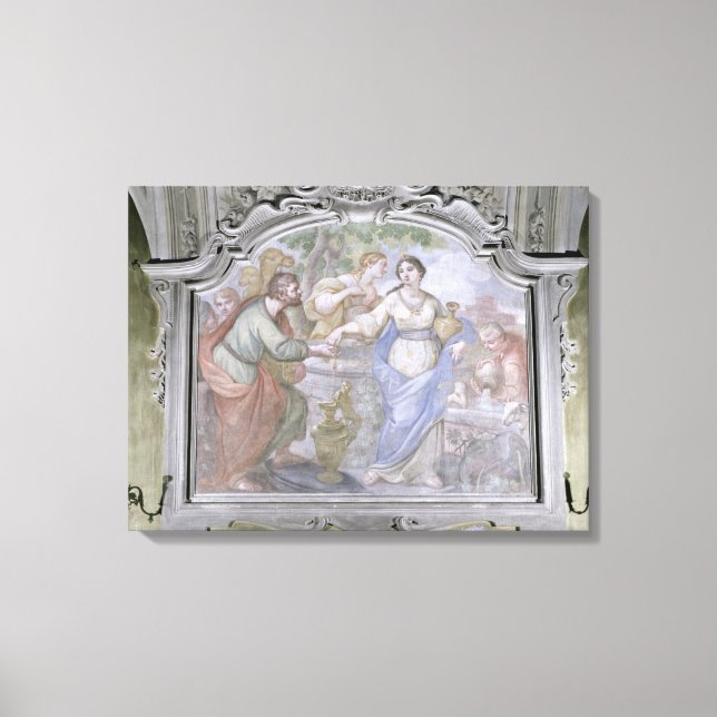 Impressão Em Tela Rebecca no poço, da fábrica, 1753-54 ( (Frente)