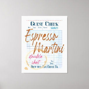 Impressão Em Tela Recebimento de Cheque de Convidado Espresso Martin