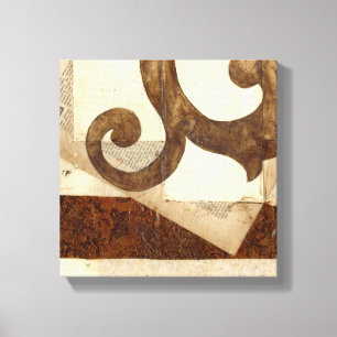 Impressão Em Tela Recorte de jornal Vintage