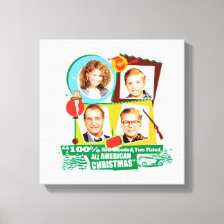 Impressão Em Tela Red Blooded, Dois Fistos, Todo Natal Americano