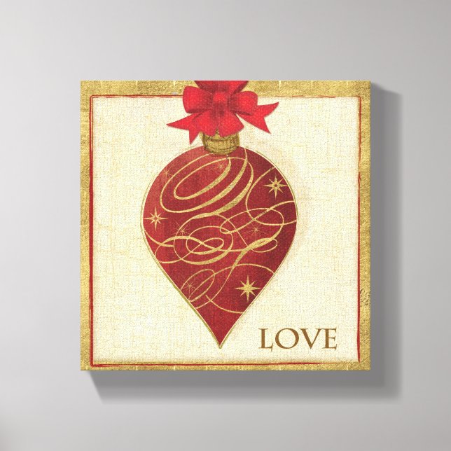 Impressão Em Tela Red Christmas DŽcor Hope (Frente)