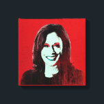 Impressão Em Tela Red Kamala Harris Pop Art<br><div class="desc">Arte Pop política e presentes políticos no site PolitiClothes.com e PolitiCardz.com Encontrar os presentes políticos e eleitorais mais únicos, incluindo: T-shirts políticas, autocolantes políticos, botões políticos, Posters políticos, pernos políticos, cartões políticos, políticos, políticos, políticos, Posters políticos, sinais políticos e muito mais! Arte e artes políticas: http://www.PolitiClothes.com Cartões e presentes políticos:...</div>