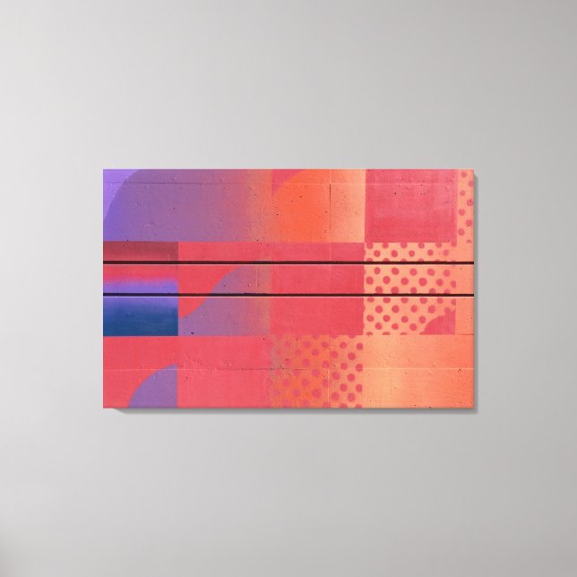 Impressão Em Tela Red & Orange - Street Art Collection (Frente)