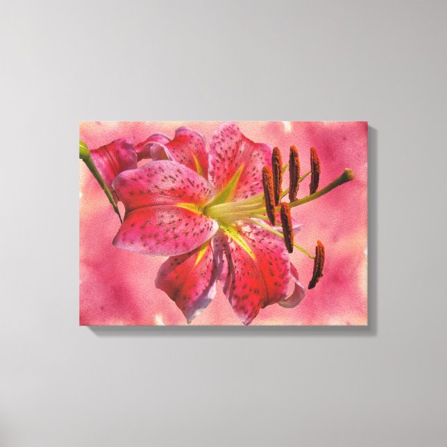 Impressão Em Tela Red Oriental Lily (Frente)