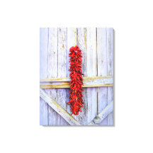 Red Pepper Rista na Porta Púrpura do Novo México