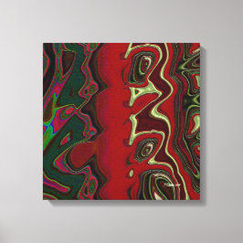 Impressão Em Tela Red Scramble