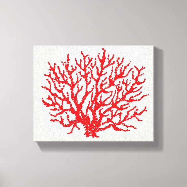 Impressão Em Tela Red Sea Coral Wall Art (Frente)