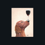 Impressão Em Tela Red Setter Dog Au Vin<br><div class="desc">Pets</div>