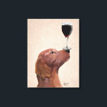 Impressão Em Tela Red Setter Dog Au Vin<br><div class="desc">Pets</div>