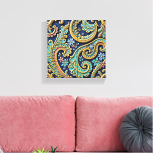 Impressão Em Tela Redemoinhos de um Sonho Paisley