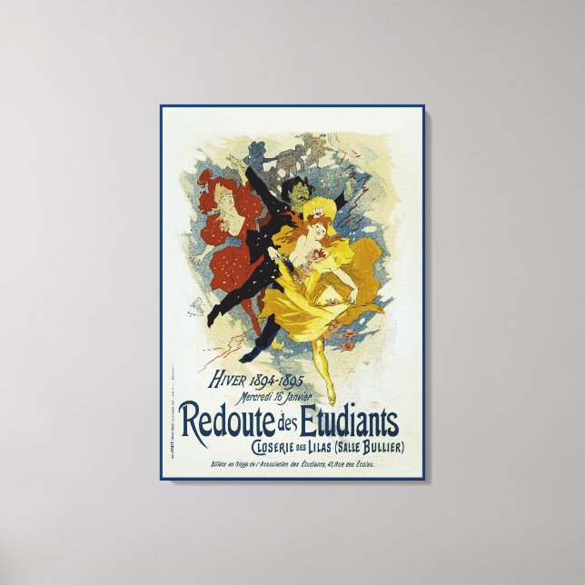 Impressão Em Tela Redoute des Etudiants (Frente)