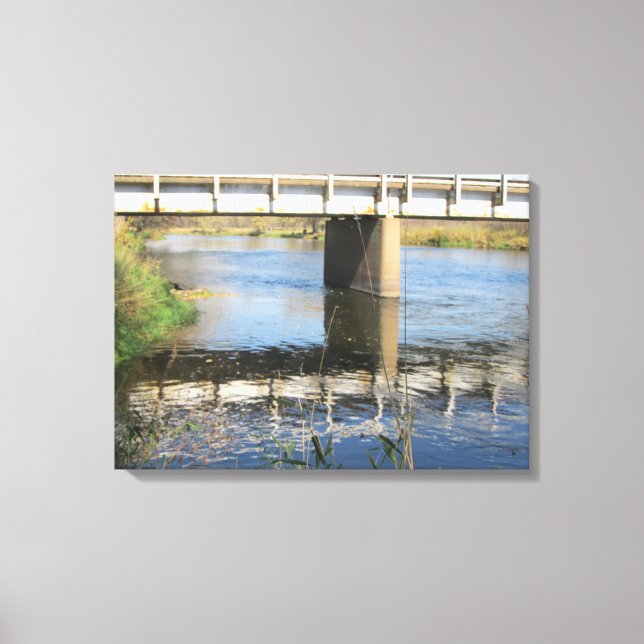 Impressão Em Tela Reflexão da vida (Frente)