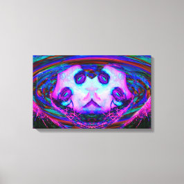 Impressão Em Tela Reflexão do Espelho