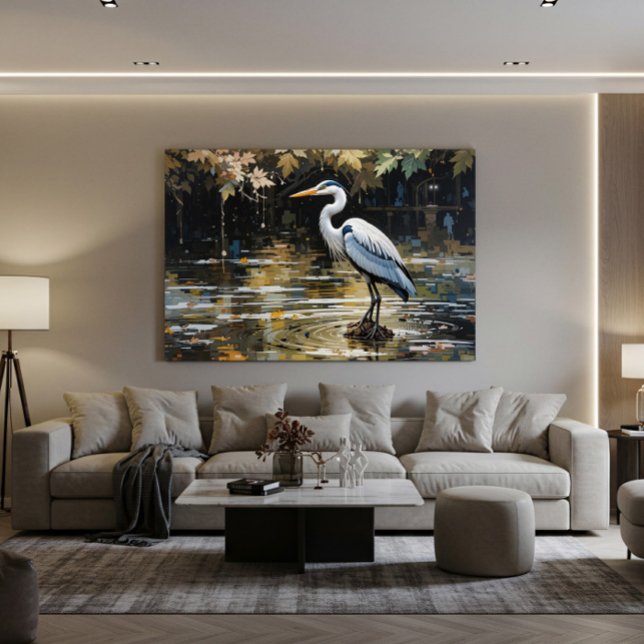 Impressão Em Tela Reflexão Silenciosa (Criador carregado)