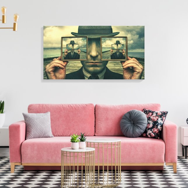 Impressão Em Tela Reflexividade (Insitu(Sala de estar))