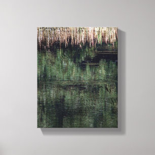 Impressão Em Tela Reflexo de Abstrato Pond