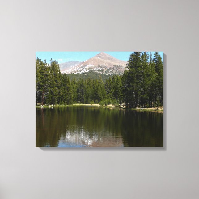 Impressão Em Tela Reflexo do Lago Yosemite (Frente)