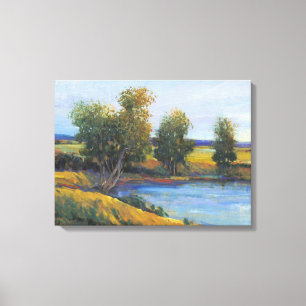 Impressão Em Tela Reflexo II da árvore