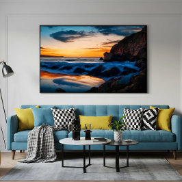 Impressão Em Tela Reflexões do amanhecer