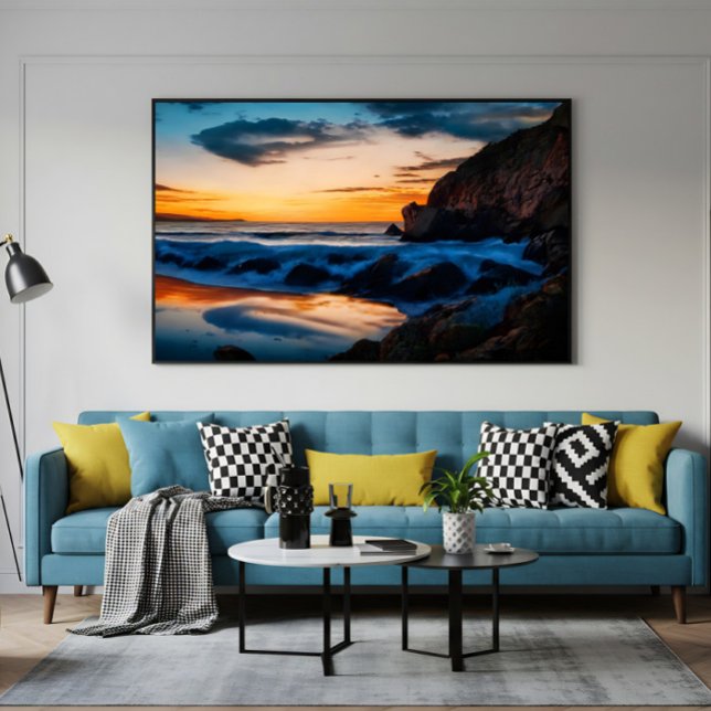 Impressão Em Tela Reflexões do amanhecer (Criador carregado)