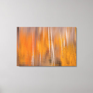 Impressão Em Tela Reflexões do outono em Beaver Pond Winthrop, WA