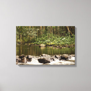 Impressão Em Tela Reflexões sobre a Água