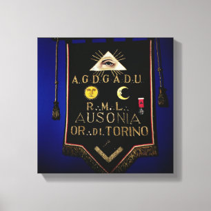 Impressão Em Tela Regalia maçónico, da ordem de Turin