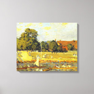 Impressão Em Tela Regata em Hampton Court Alfred Sisley