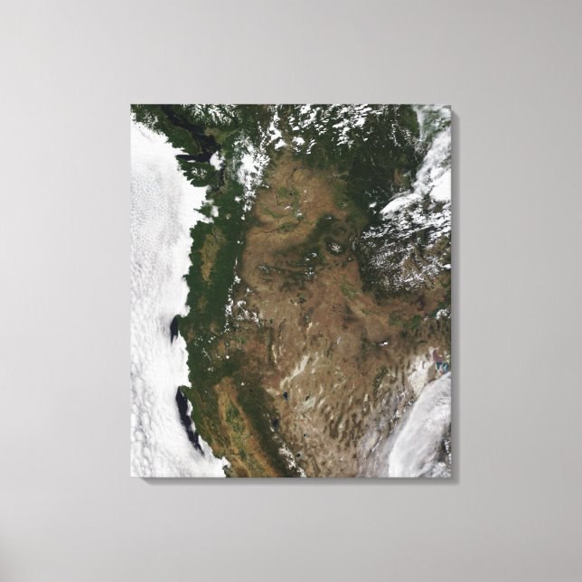 Impressão Em Tela Região Noroeste do Pacífico dos Estados Unidos (Frente)