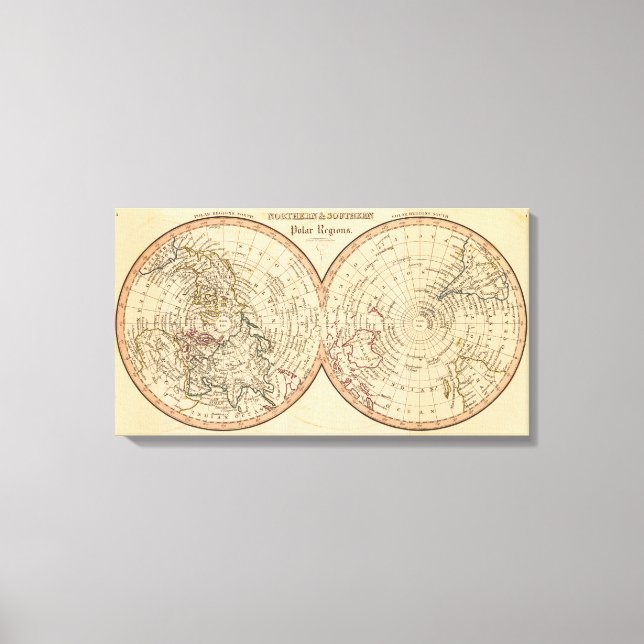 Impressão Em Tela Regiões Polar (Frente)